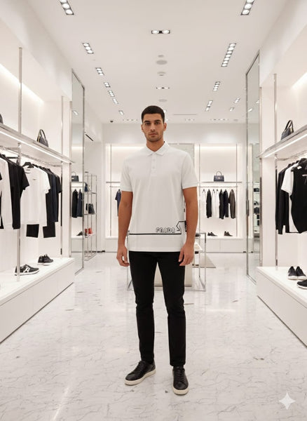 Premium White Polo T-Shirt for Men