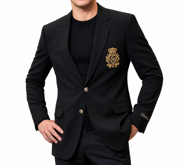 Premium Embroidered Blazer Suit for Men