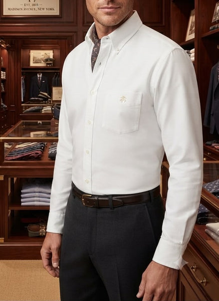 Luxury Classic Solid Button-Down Shirt Timeless Everyday Elegance