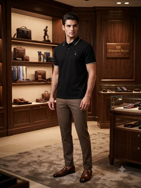 Luxury Classic Regular Fit Polo Collar T-shirt