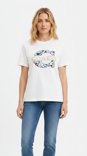 Women Graphic Print Crew Neck T-Shirt – Stylish Casual Tee