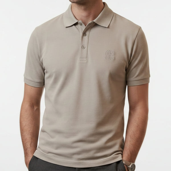 Men’s Premium Textured Polo T-Shirt Classic Collar Half Sleeve Regular Fit Polo Shirt