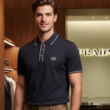 Men Premium Polo Shirt | Regular Fit Classic Collar Casual T-Shirt