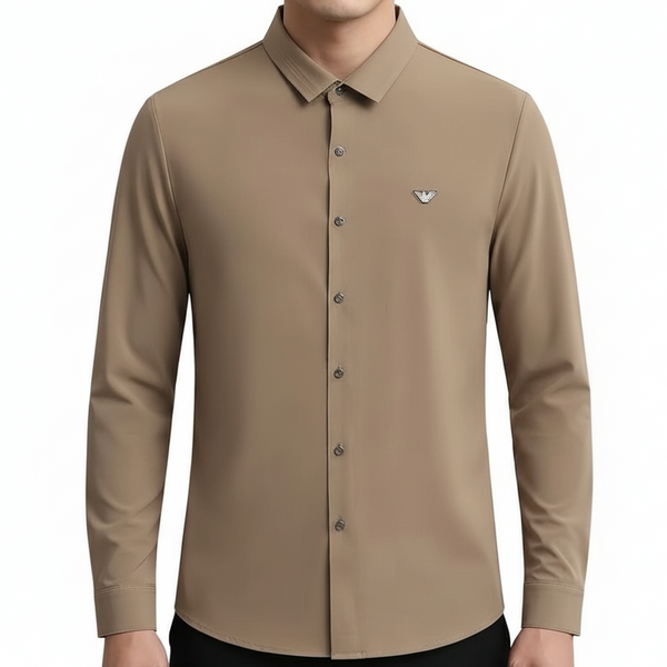 Men Premium Solid Full-Sleeve Casual Shirt