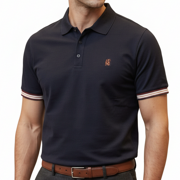 Premium Men Stylish T-Shirt – Soft Polo Neck