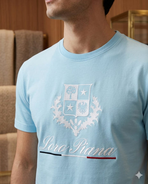 Premium  Crew Neck T-Shirt with Luxury Logo Print