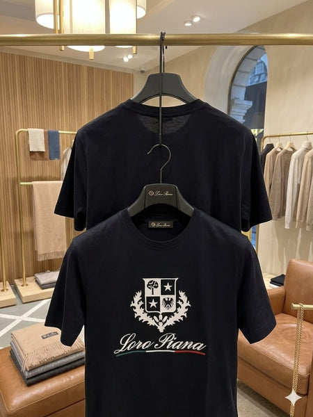 Premium  Crew Neck T-Shirt with Luxury Logo Print
