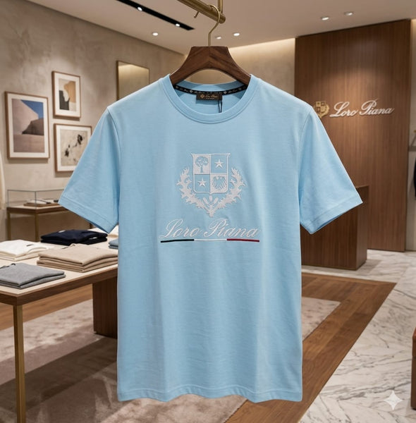 Premium  Crew Neck T-Shirt with Luxury Logo Print