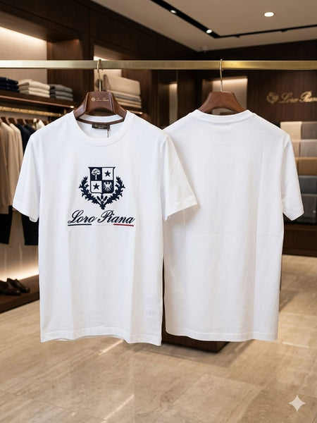 Premium  Crew Neck T-Shirt with Luxury Logo Print