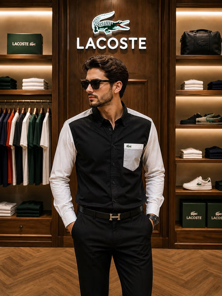 Men Premium Full-Sleeve Shirt – Smart Casual Collar Style