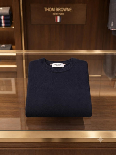 Elegant Brand  Diagonal Stripe Merin Wool Knit Pullover