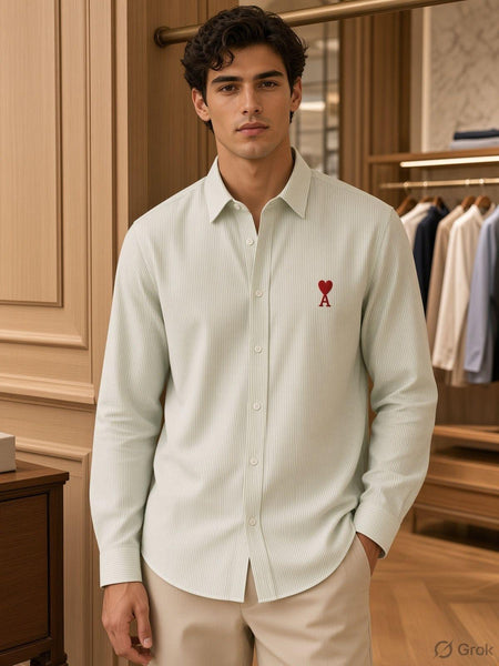 Premium Striped Button-Down Shirts – Stylish Formal & Smart Wear