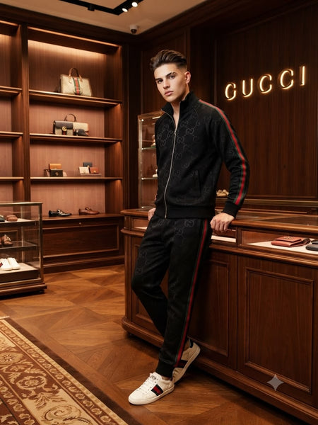 Premium Imported Black Tracksuit Set for Men