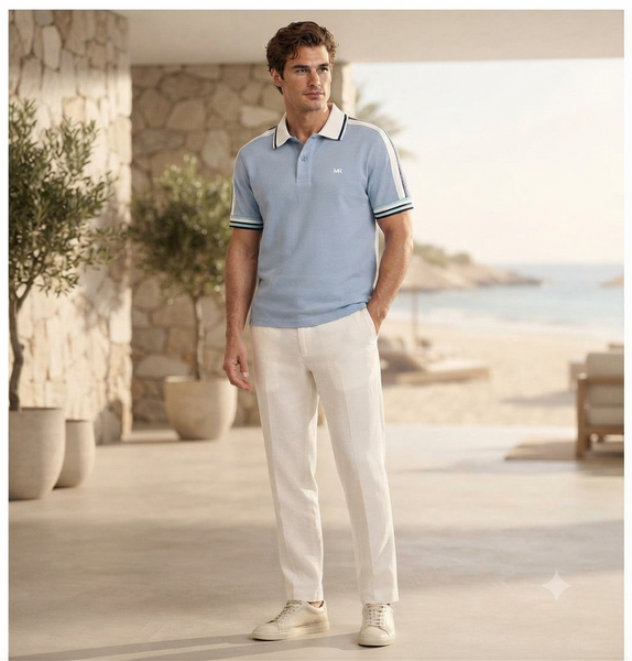 Premium Classic Short-Sleeve Polo T-Shirt Collection