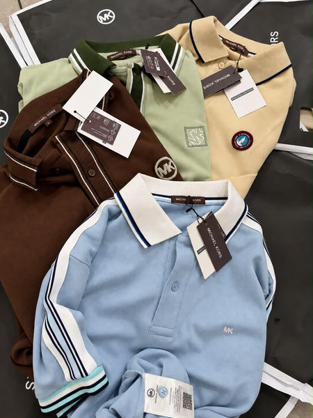 Premium Classic Short-Sleeve Polo T-Shirt Collection