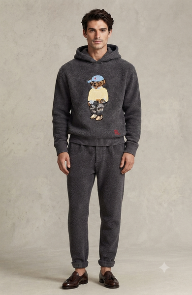Premium Knitted Pullover with Hoodie – Five Colours in Regular Fit