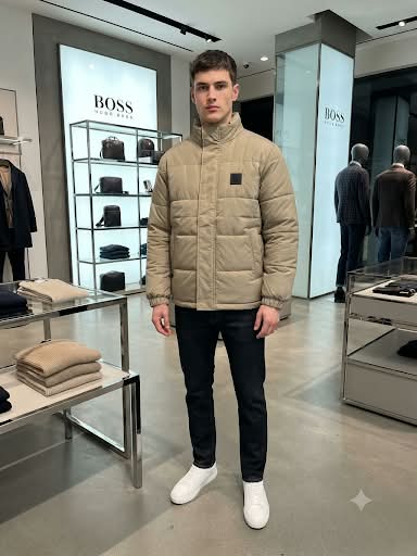 High End Quality Puffer Jacket Available Now – Luxury Beige Quilted Collection in Premium Soft Finish