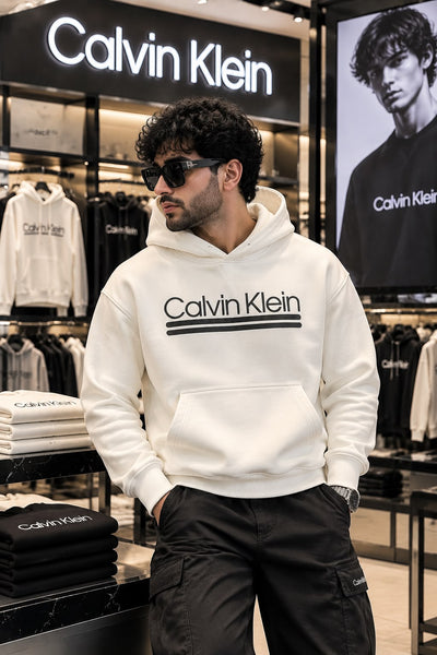 High-End Quality Premium Big Size Hoodies Available Now – Luxury Cream Collection with Bold Front Logo in Soft Oversized Fit
