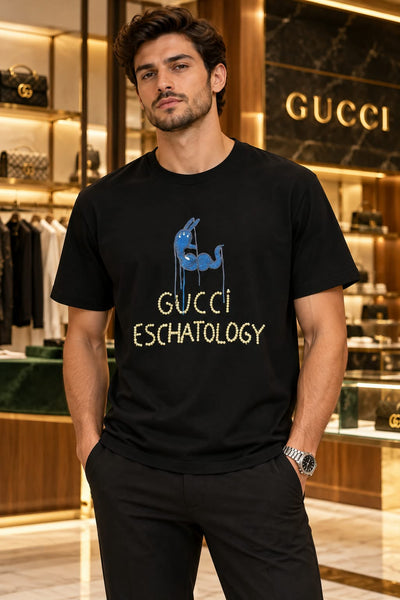 Luxury Graphic T-Shirt in Premium White for Men