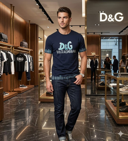 Premium Exclusive Distressed Graphic Crew-Neck T-Shirt