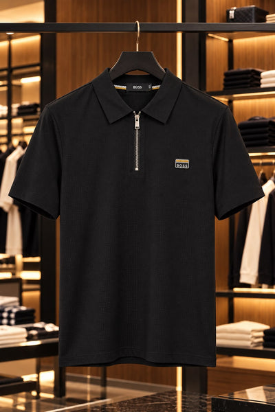 Premium Half-Zip Polo T-Shirts  Elegant Comfort Collection