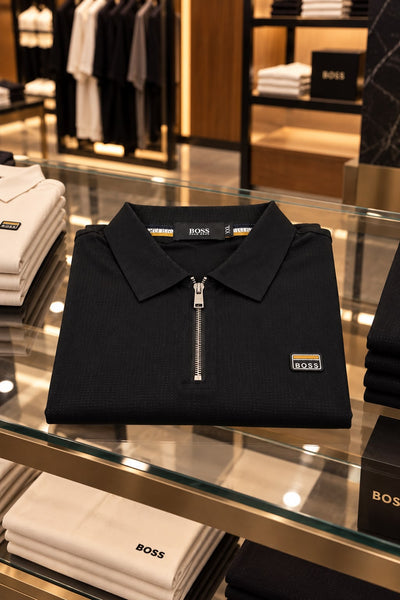 Premium Half-Zip Polo T-Shirts  Elegant Comfort Collection