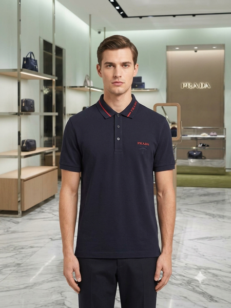 Premium Exclusive High-End Authentic Polo Tee with Contrast Collar