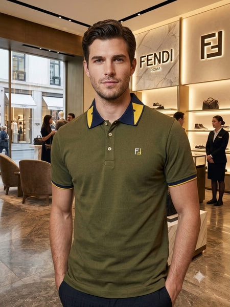 Premium Exclusive High-End Authentic Polo Tee with Contrast Trim