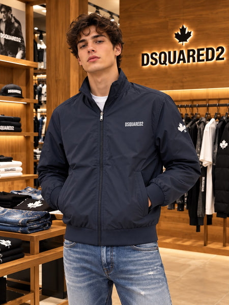 Premium Exclusive High-End Quality Lightweight Navy Blue Windcheater Waterproof Jacket for Men