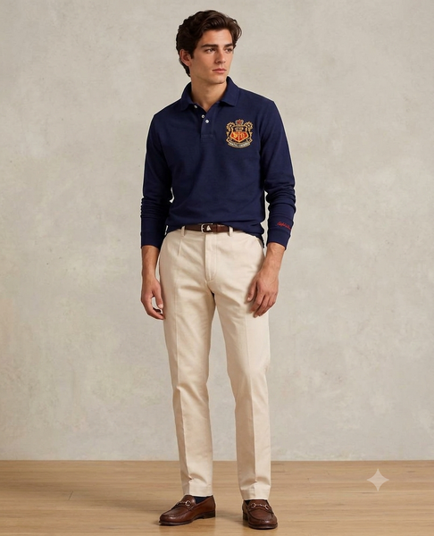 Premium Exclusive High-End Quality Soft Full Sleeve Polo T-Shirt for Men