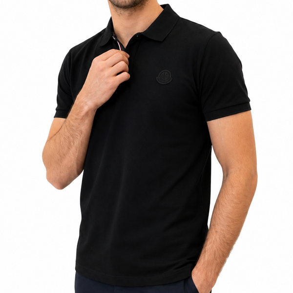 Premium Men's Black Polo T-Shirt | Regular Fit | Half Sleeve Casual Polo