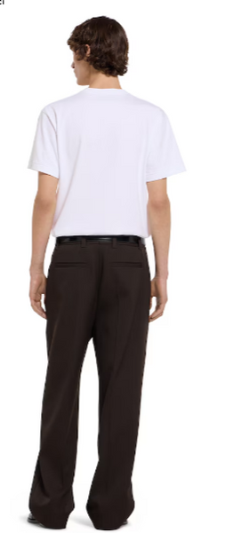 Premium  Men’s White Graphic T-Shirt  Luxury Round Neck Tee