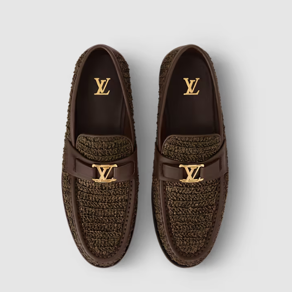 Brown Woven Loafers  Premium Luxury Casual Shoes