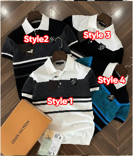 Luxury Designer Polo Collection – Premium Striped Edition