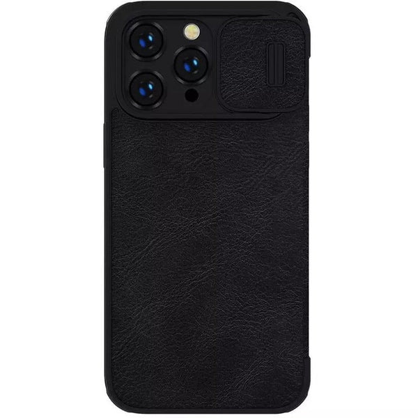 Nillkin Qin Pro Camshield Camera Slider Leather Flip + Card Slot Case for 15 Series