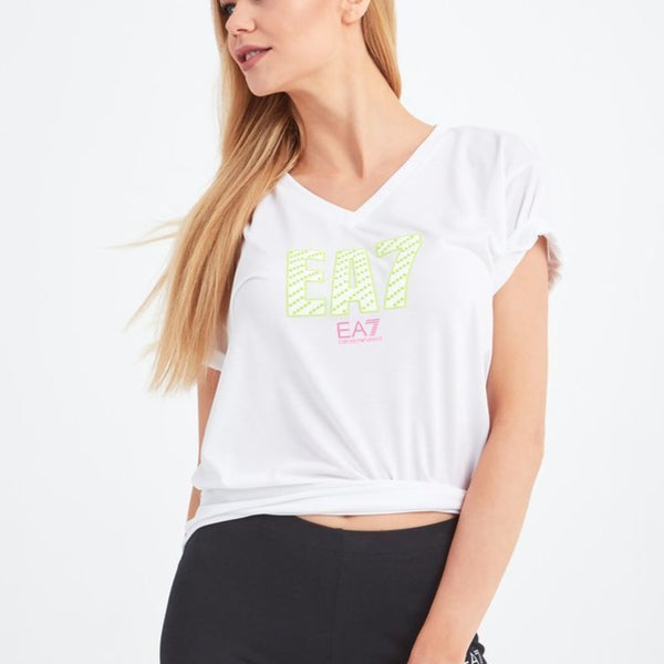 Branded Training Logo Print Crew-Neck T-Shirt