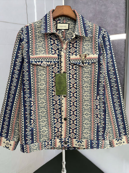Men Premium Designer Pattern Shacket