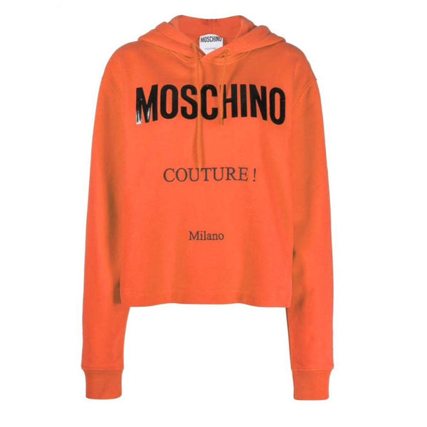 Women Latest Logo-Printed Cotton Hoodie