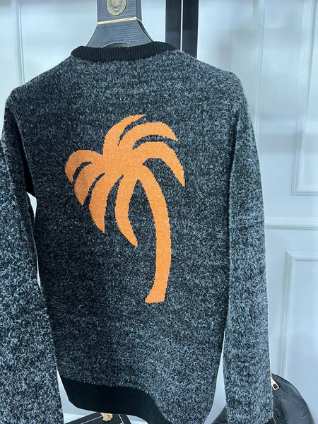 Premium Palm Tree  Knitted Pullover For Kids
