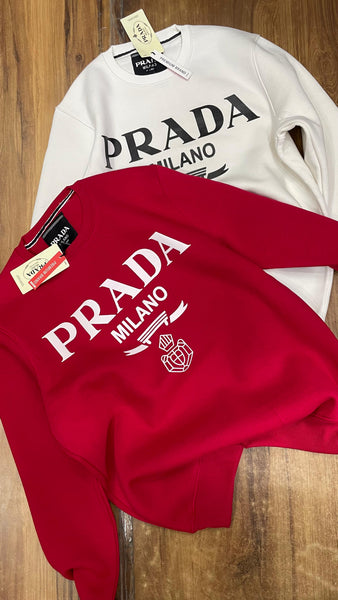 New Arrive Logo-Print Cotton Sweatshirt