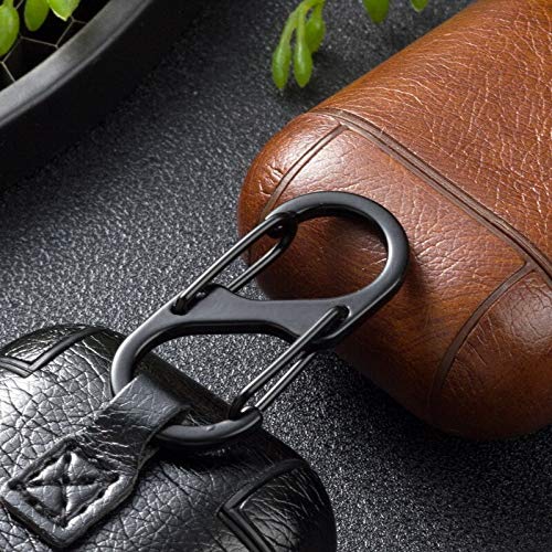 Treemoda Leather Finish Matte Shockproof Protector Case Compatible with Airpods 1 Earphone Casecover