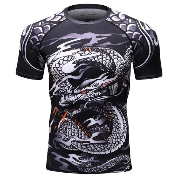 Men Compression supermen and captain america 3D Print T-Shirt