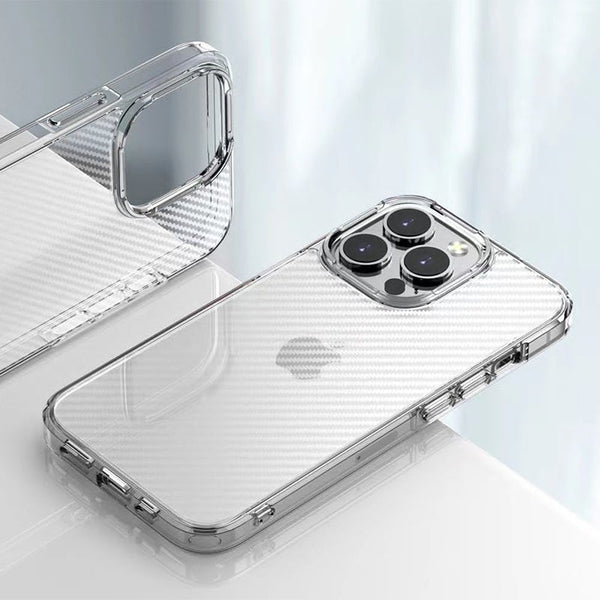 Transparent Carbon Case For Apple iPhone