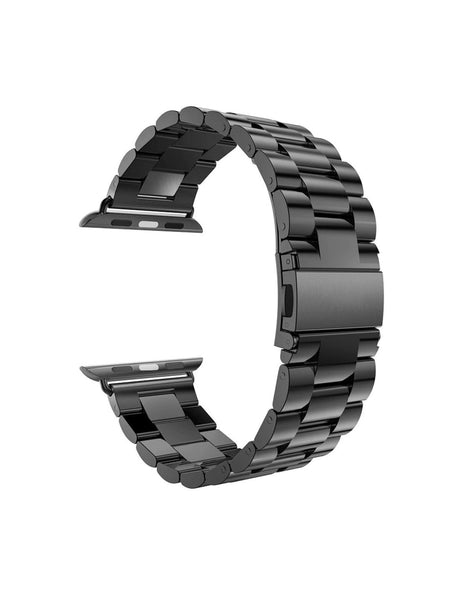 Stainless Steel Watch Strap for Apple Watch Series 5/4/3/2/1(Black)