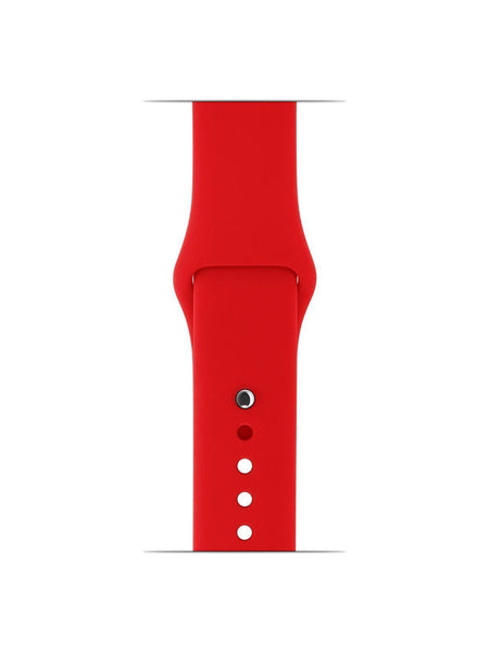 Silicone Sports Watch Strap for Apple Watch Series 5/4/3/2/1(Red)