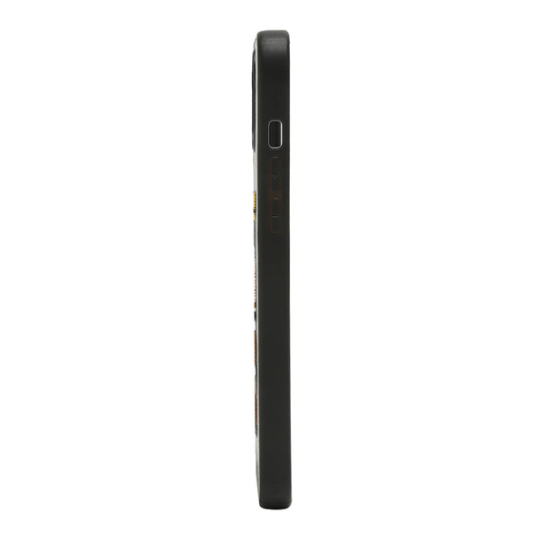 Skull Leather Back Case Cover for Apple iPhone - Black