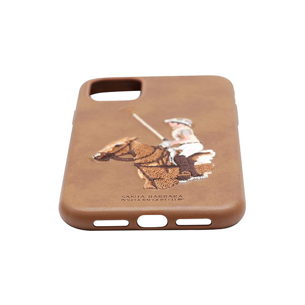 Santa Barbara Polo Jockey Brown Back Case Cover for Apple iPhone 11, 12, 13 & 14 Series