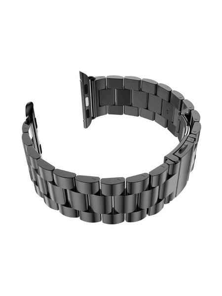 Stainless Steel Watch Strap for Apple Watch Series 5/4/3/2/1(Black)