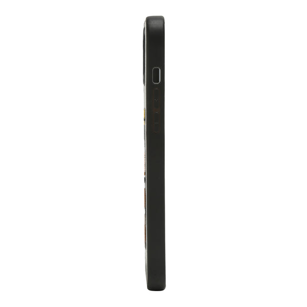 Chimpanzee Leather Back Case Cover for Apple iPhone - Black