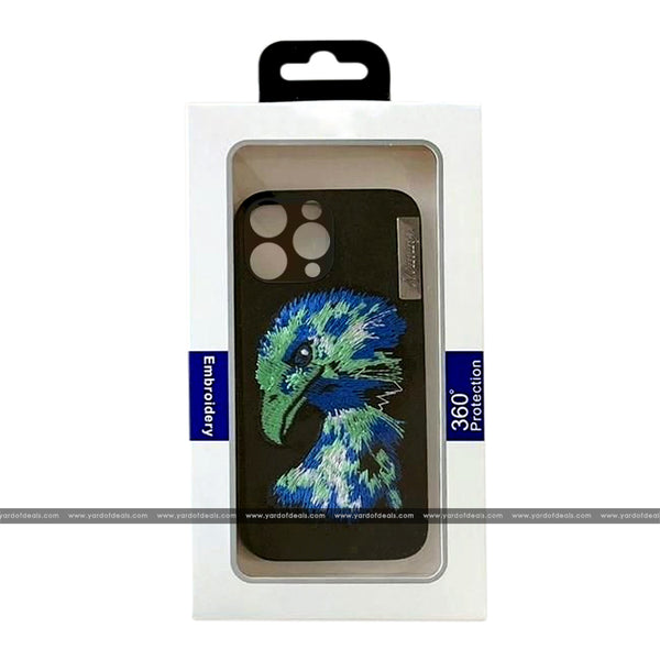 Embroided Back Case Cover for Apple iPhone